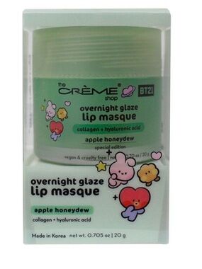 The Creme Shop Overnight Glaze Lip Masque - Apple Honeydew